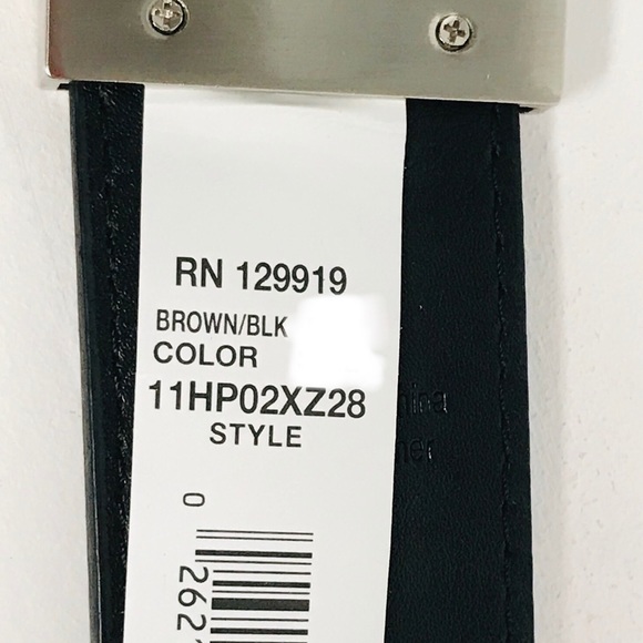 Tommy Hilfiger Reversible Belt, Brown & Black - Picture 7 of 10